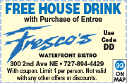 Special Coupon Offer for Fresco&#39;s Waterfront Bistro